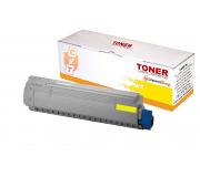 Compatible OKI C833 / C843 Amarillo (10.000 Pág.) Cartucho de Toner 46443101