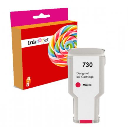 Compatible HP 730 / P2V69A Magenta Cartucho de Tinta para HP DesignJet T1600 / T1700 / T2600