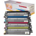 Compatible Pack 4 Brother TN249 Cartuchos de Toner para Brother HL-L8230CDW / HL-L8240CDW / MFC-L8340CDW / MFC-L8390CDW