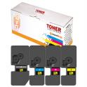 Compatible Pack 4 Kyocera TK5430 Cartuchos de Toner TK-5430 para Ecosys MA 2100, PA 2100