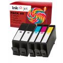 Compatible Pack 5 HP 912XL 2X Negro, Cyan, Magenta, Amarillo Cartuchos de Tinta