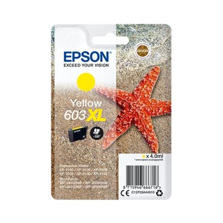 Epson 603XL Amarillo Cartucho de Tinta Original - C13T03A44010