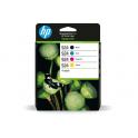 HP 924 / 6C3Z1NE Pack de 4 Cartuchos de Tinta Originales para HP Officejet Pro 8122e / 8124e / 8125e / 8132e / 8134e / 8135e