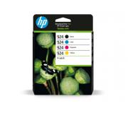 HP 924 / 6C3Z1NE Pack de 4 Cartuchos de Tinta Originales para HP Officejet Pro 8122e / 8124e / 8125e / 8132e / 8134e / 8135e