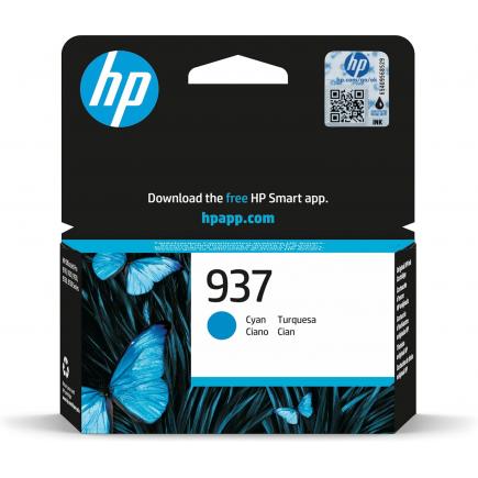 HP 937 Cyan Cartucho de Tinta Original - 4S6W2NE