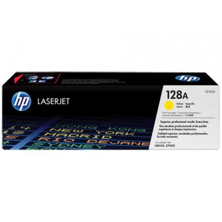 HP CE322A Amarillo Cartucho de Toner Original 128A